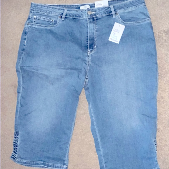 croft & barrow Pants & Jumpsuits Womens Denim Capri Skimmers Poshmark